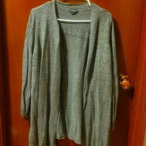 Torrid Long open cardigan size 2